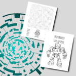 Robot Maze And Puzzles