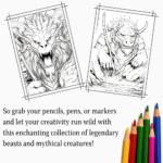 Mythical Creatures Coloring Pages1