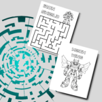 Robot Maze And Puzzles