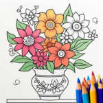 Beautiful Flowers Coloring Pages1