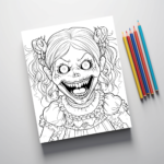 Creepy Scary Coloring Pages2