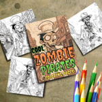 Cool Zombie Pirates Coloring Pages1