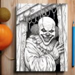 Set Of 3 Halloween Coloring Books1