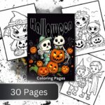 Set Of 3 Halloween Coloring Books1
