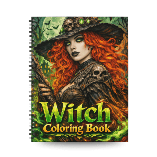Witch Coloring Book | 50 Magic Pagan Coloring Pages