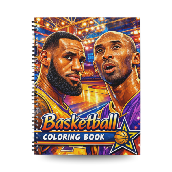 NBA All-Stars Coloring Book – 50 Action-Packed Pages for Kids & Adults