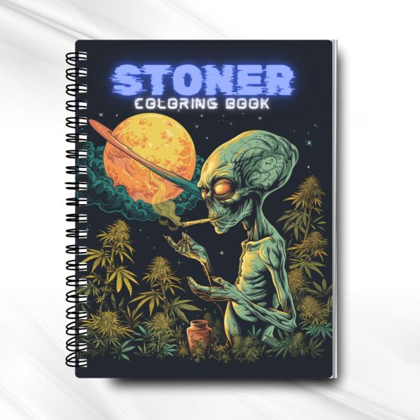 Stoner Coloring Book | Weed Coloring Book | Hippie Coloring Book | 420 Coloring Book | Stoner Gifts