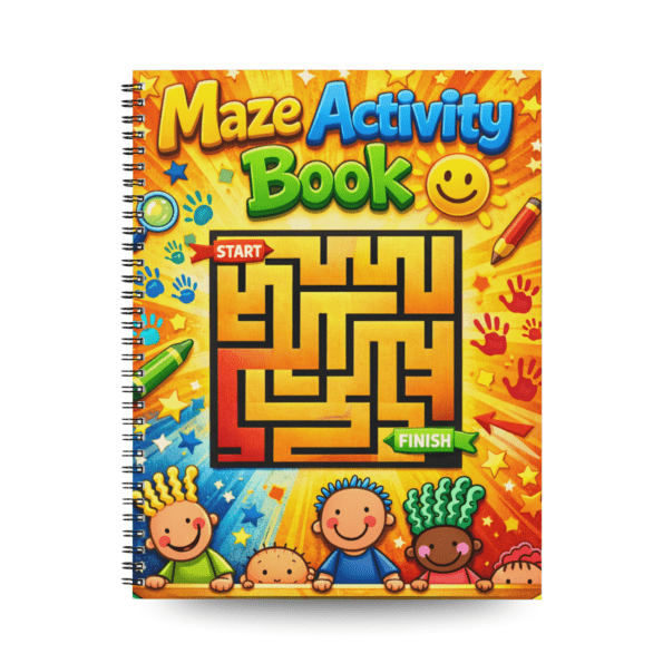 Maze Activity Book for Kids – 85 Fun Brain-Boosting Mazes