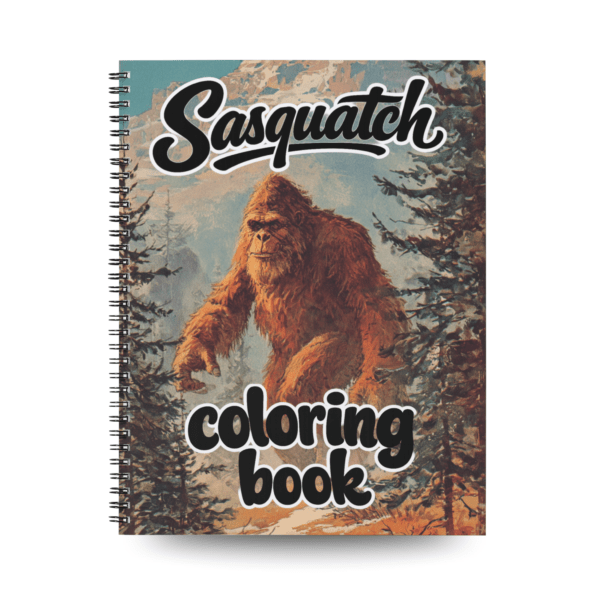 Sasquatch Coloring Book | Bigfoot Coloring Book for Kids & Adults