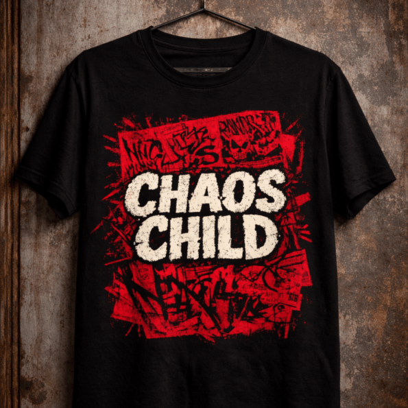 Chaos Child Graphic Tshirt | Streetwear Graphic Tee