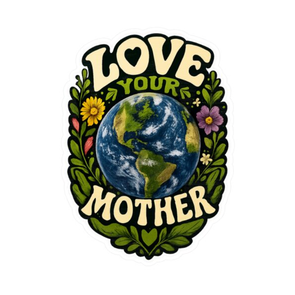 Love Your Mother Vinyl Sticker — Kiss-Cut Eco Decal